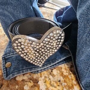 Vintage Retro Lucite Belt Buckle